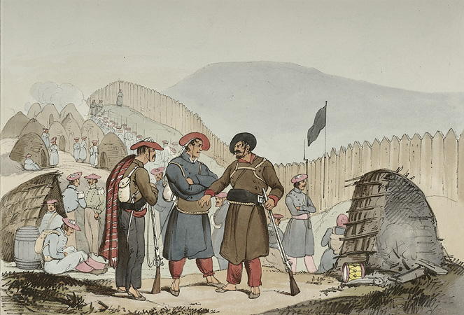 Carlist Infantry & Encampment. (Infanteria karlista eta kanpamentua)