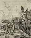 "Rompe el fuego la artillera cristiana". (The Cristine artillery breaks fire) (Detail)